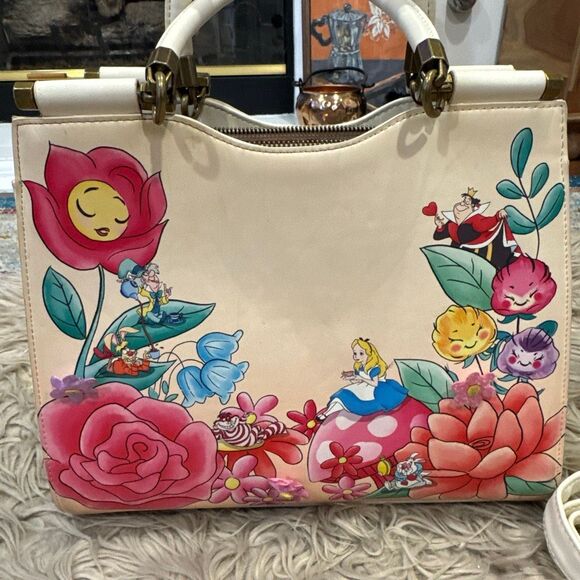 Loungefly alice in wonderland purse - Picture 2 of 9